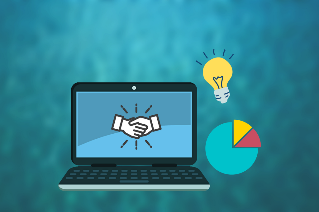 business, marketing, diagram, idea, computer, cooperation, squad, work, online